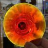 Rondel Blenko Handblown Glass  4" Orange BL210 - Image 4