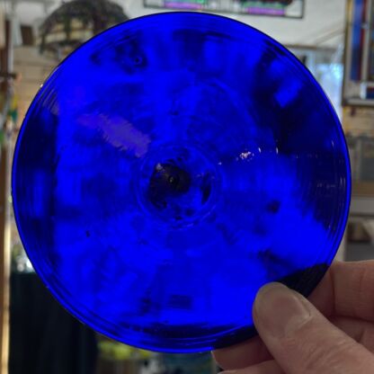 Rondel Blenko Handblown Glass 4" Colbalt Blue BL205 - Image 2