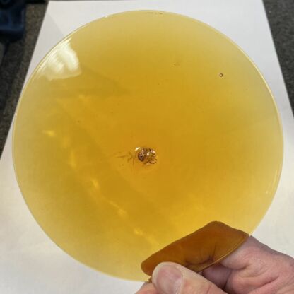 Rondel Kokomo Glass 6" Amber KR501
