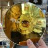 Rondel Kokomo Glass  6" Amber KR502 - Image 2