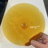 Rondel Kokomo Glass  6" Amber KR502