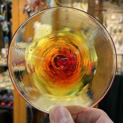 Rondel Kokomo Glass 3 7/8" Yellow KR505 - Image 4