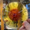 Rondel Kokomo Glass  4 1/8" Yellow KR506 - Image 3