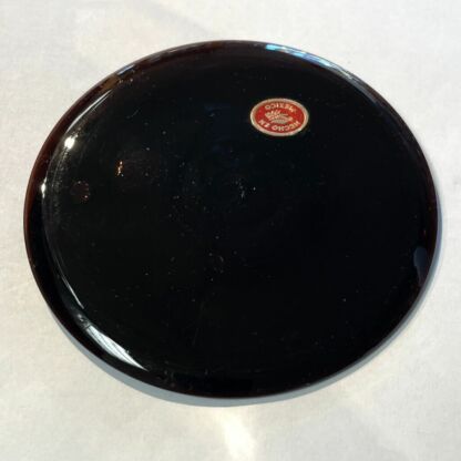 Rondel Handblown Glass  4" Dark Purple MR103 - Image 2