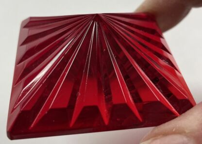 Pyramid Square Jewel PT50-10 (50mm / 2") Red - Image 2