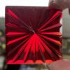 Pyramid Square Jewel PT50-10 (50mm / 2") Red