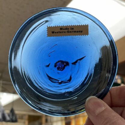 Rondel Vintage Handblown Glass 3 7/8" Blue RV201 - Image 3