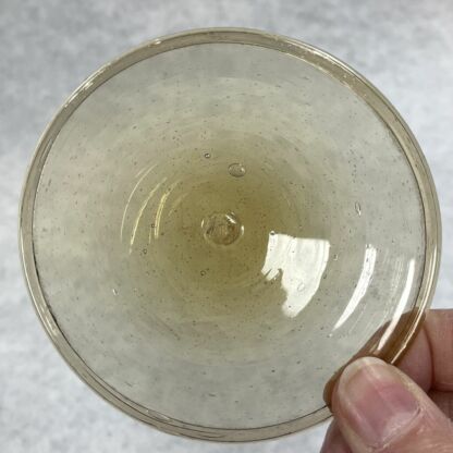 Rondel Vintage Handblown Glass 3 7/8" Amber RV202 - Image 2