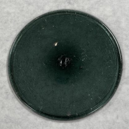 Rondel Vintage Pressed Glass 3 7/8" Grey RV203 - Image 3