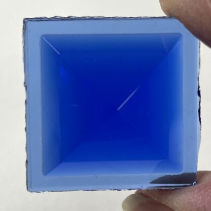 Multi Faceted Square 25mm Jewel - Blue ST25-04 - Image 2