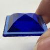 Multi Faceted Square 25mm Jewel - Blue ST25-04 - Image 3