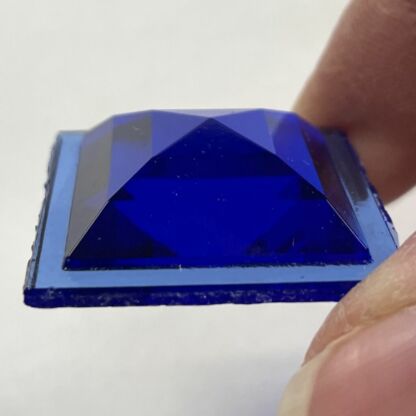 Multi Faceted Square 25mm Jewel - Blue ST25-04 - Image 3