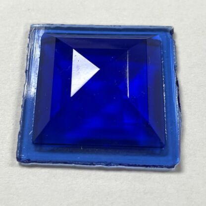Multi Faceted Square 25mm Jewel - Blue ST25-04 - Image 4