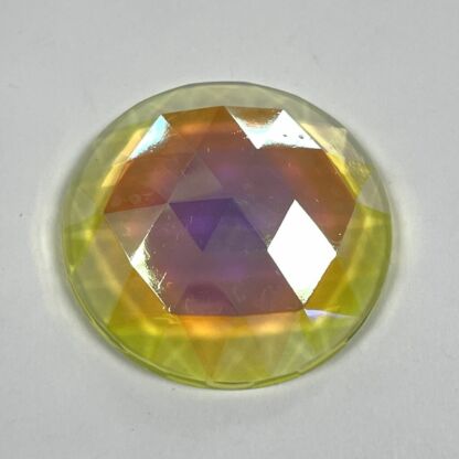 Dichroic 30mm Jewel BR30-313 Round Vaseline Yellow - Image 2