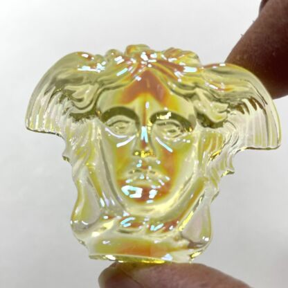 Dichroic Medusa Jewel- DMD45-313 Vaseline Yellow