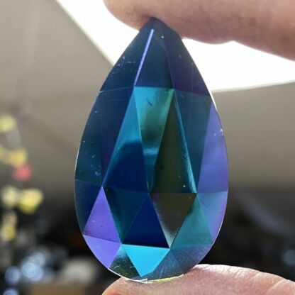 Teardrop Faceted Dichroic Jewel 40mm x 24mm - DT4024-04