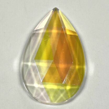 Teardrop Faceted Dichroic Jewel 40mm x 24mm - DT4024-01 - Image 2
