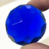 Tall Faceted 35mm Round Jewel EX35-04 Blue