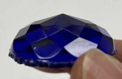 Tall Faceted 35mm Round Jewel EX35-04 Blue - Image 2