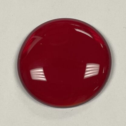 Smooth 30mm Round Jewel FB30-10 Red - Image 2