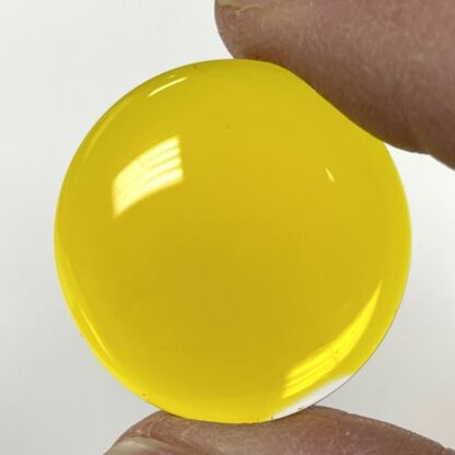 Smooth 30mm Round Jewel FB30-13 Yellow