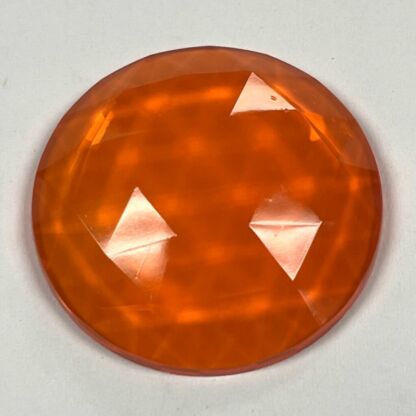 Faceted 30mm Round Jewel FR30-09 Orange - Image 2