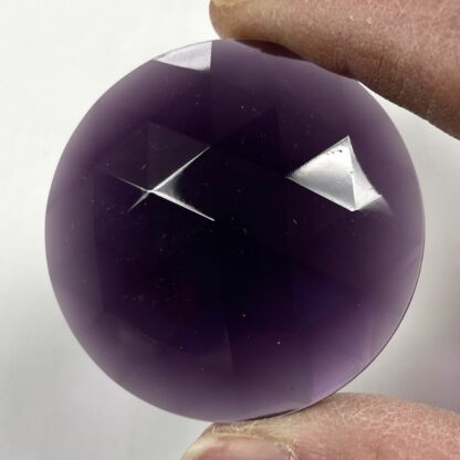 Faceted 50mm Round Jewel FR50-350 Grape Purple - Image 2