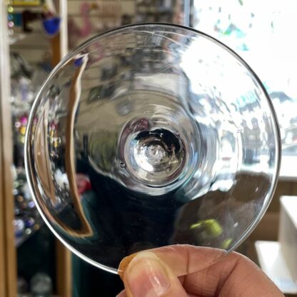 Handblown Glass Rondel 3 1/8" (80mm) Clear - HR80-01 - Image 2