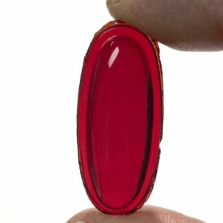 Odyssey Jewel 30mm x 13mm Oval Red OM3013-10