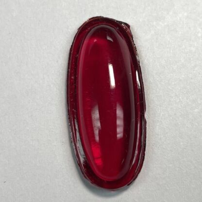Odyssey Jewel 30mm x 13mm Oval Red OM3013-10 - Image 2