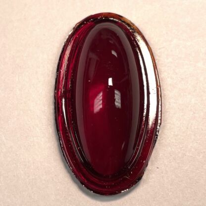 Odyssey Jewel 38mm x 21mm Oval Red OM3821-10 - Image 2
