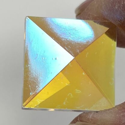Dichroic Pyramid Square 18mm Jewel - Clear PST18-01 - Image 3
