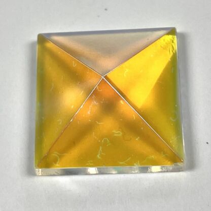 Dichroic Pyramid Square 18mm Jewel - Clear PST18-01 - Image 2