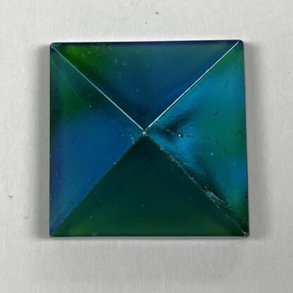 Dichroic Pyramid Square 18mm Jewel - Green PST18-03 - Image 2