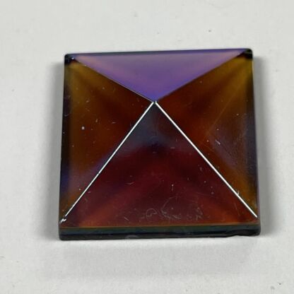 Dichroic Pyramid Square 18mm Jewel - Amethyst PST18-06 - Image 2