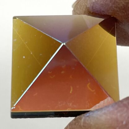 Dichroic Pyramid Square 18mm Jewel - Amethyst PST18-06 - Image 3