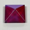 Dichroic Pyramid Square 18mm Jewel - Red PST18-10 - Image 2
