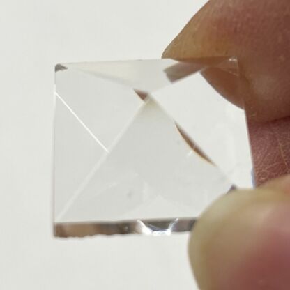 Pyramid Square 18mm Jewel - Clear PT18-01 - Image 2