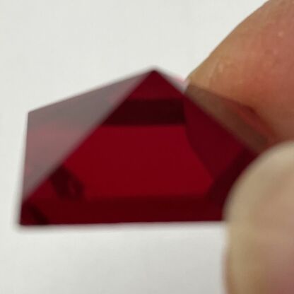 Pyramid Square 18mm Jewel - Red PT18-10 - Image 3