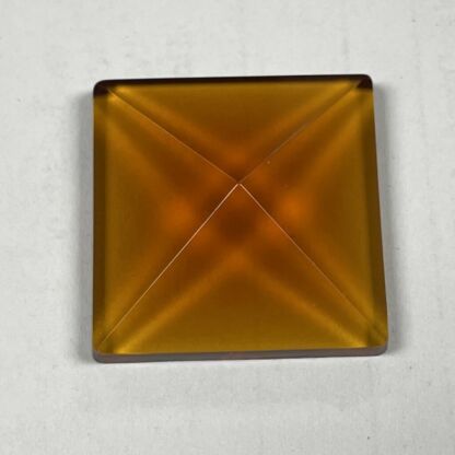 Pyramid Square 26mm Jewel - Amber PT26-02 - Image 3