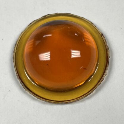 Smooth 32mm Round Jewel SM32-02 Amber - Image 3