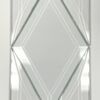 1/4 of 4 x 7 Diamond Bevel Glass Set of 2 - Image 2
