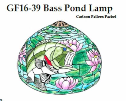 Worden GF16-39 Bass Pond Lamp Pattern with Filigrees