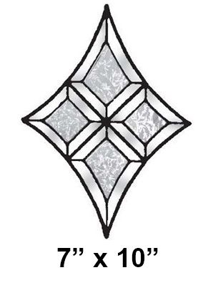 Large Glue Chip Bevel Cluster - MBC309LGC