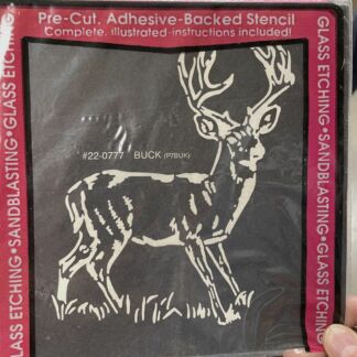 Peel N' Etch Stencil-Buck #P7BUK