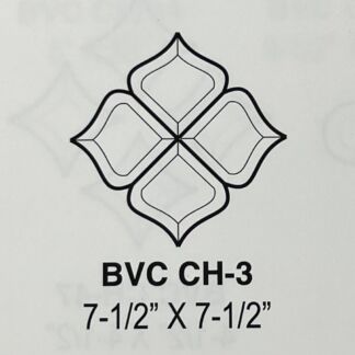 Glass Beveled Clear Cluster - HCH3