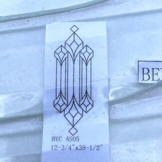 HAS05 Clear Bevel Glass Cluster