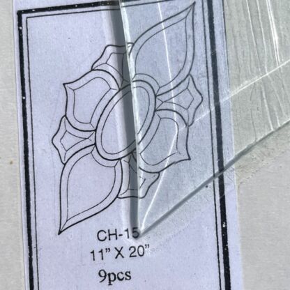 HCH15GC Glue Chip Bevel Glass Cluster