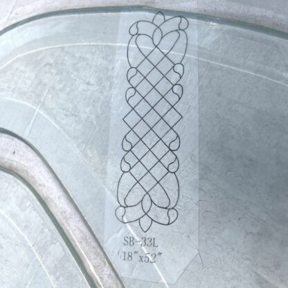 Bevel Glass Cluster  - HSB33L Clear - Image 2