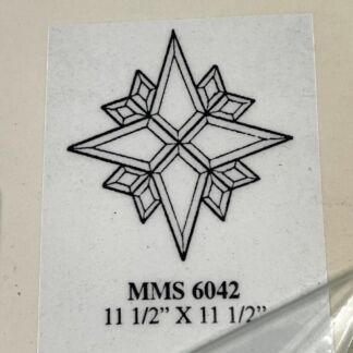 Clear Bevel Cluster - MMS6042 Star